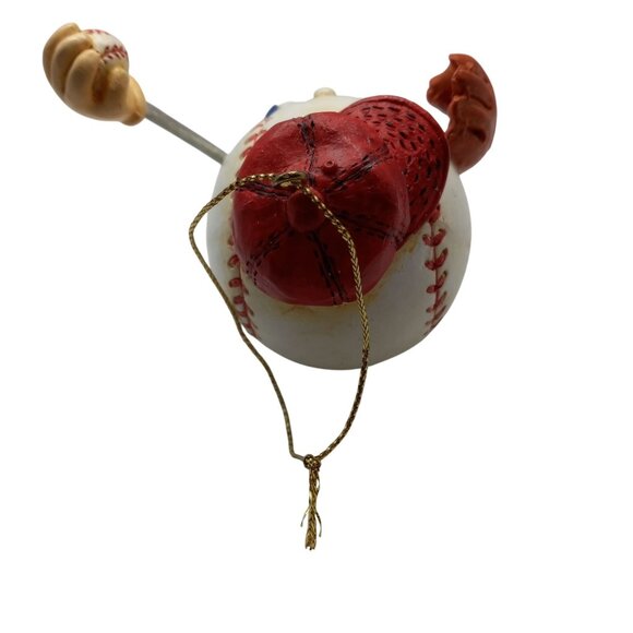 Anthropomorphic Baseball Character Hanging Ornament Novelty Cap Shoes - Picture 3 of 6